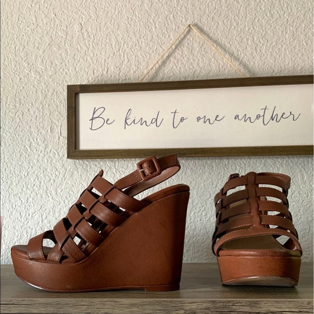 Torrid Gladiator wedge - Brown, 9W
